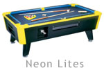 Great American Pool Table Neon Lites Coin-Op